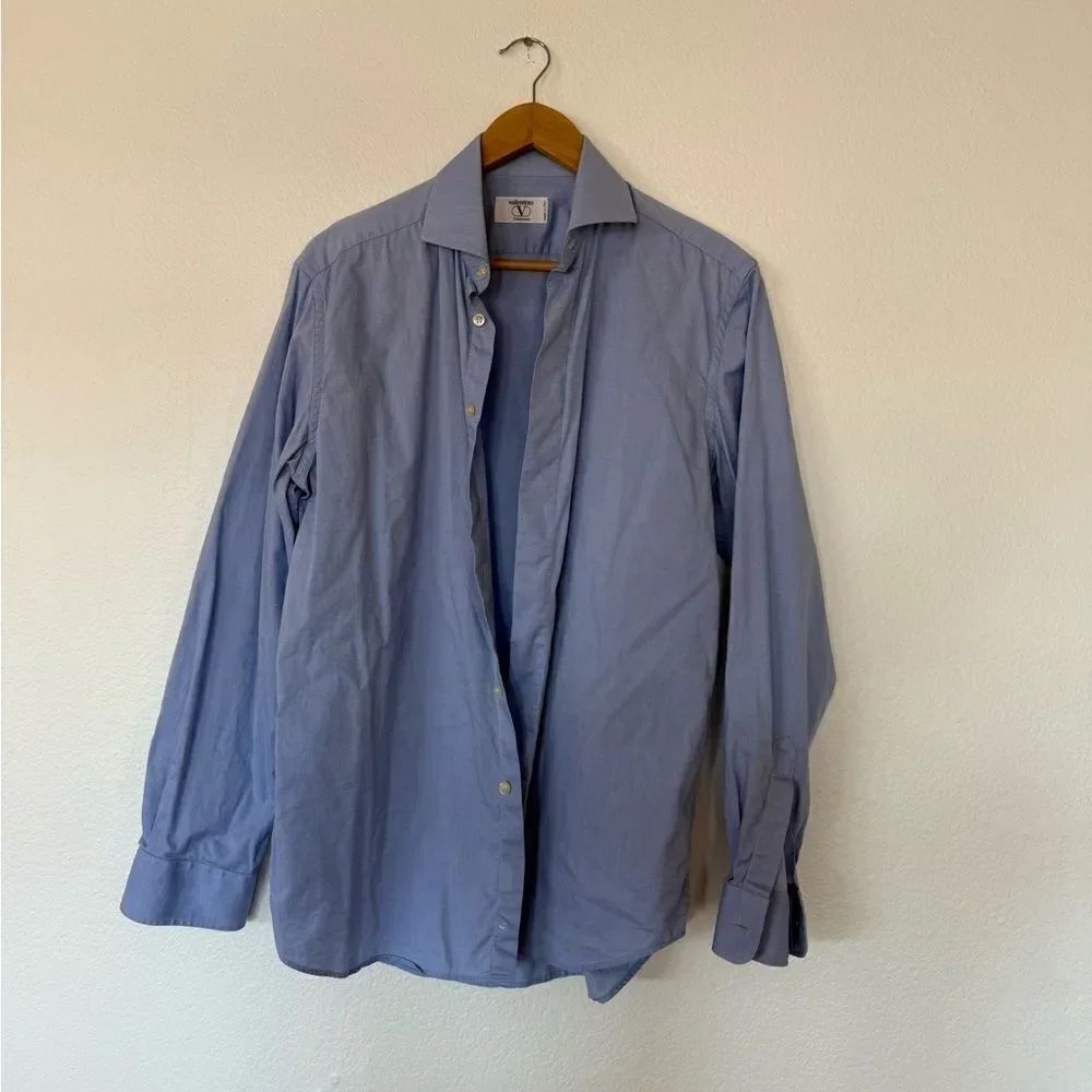 Men’s blue Valentino button up